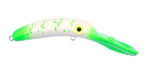 Yakima Bait Mag Lip Trolling Plug 4.5" Glow Dill Pickle