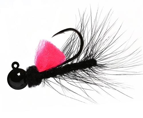 Aerojig Hackle 1/8 Blk/cerise