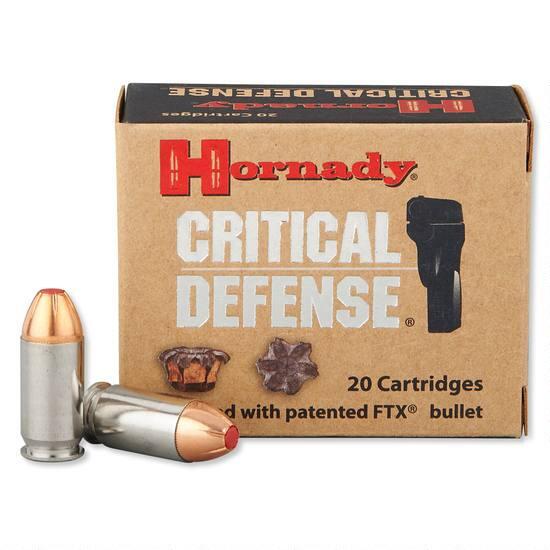 45acp 185gr Crit Defense 20rd