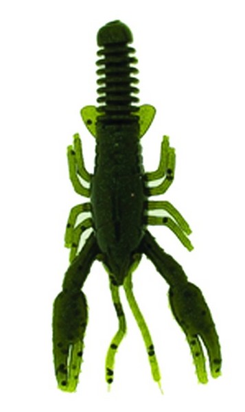 Craw Drop Shot 3" Grn Pum/bluflk