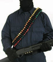 Bandolier Shotgun Black Holds 55