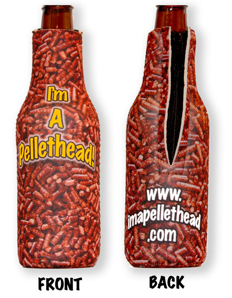 Pellet Head Bottle Koozie
