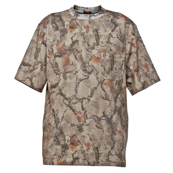 Shirt T S/s Camo Natural Gear