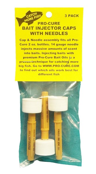 Bait Injector Caps 3pk