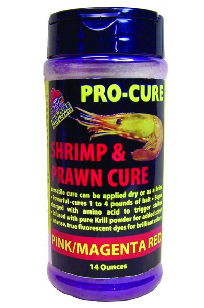 Cure Shrimp Pink/red 14oz Shaker