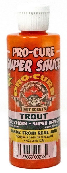 Bait Super Sauce 4oz Trout